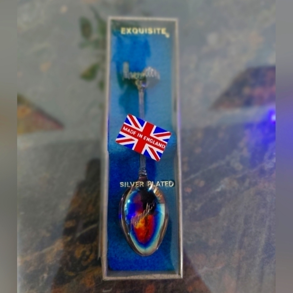 EXQUISITE Silver Plated Spoon Made in London